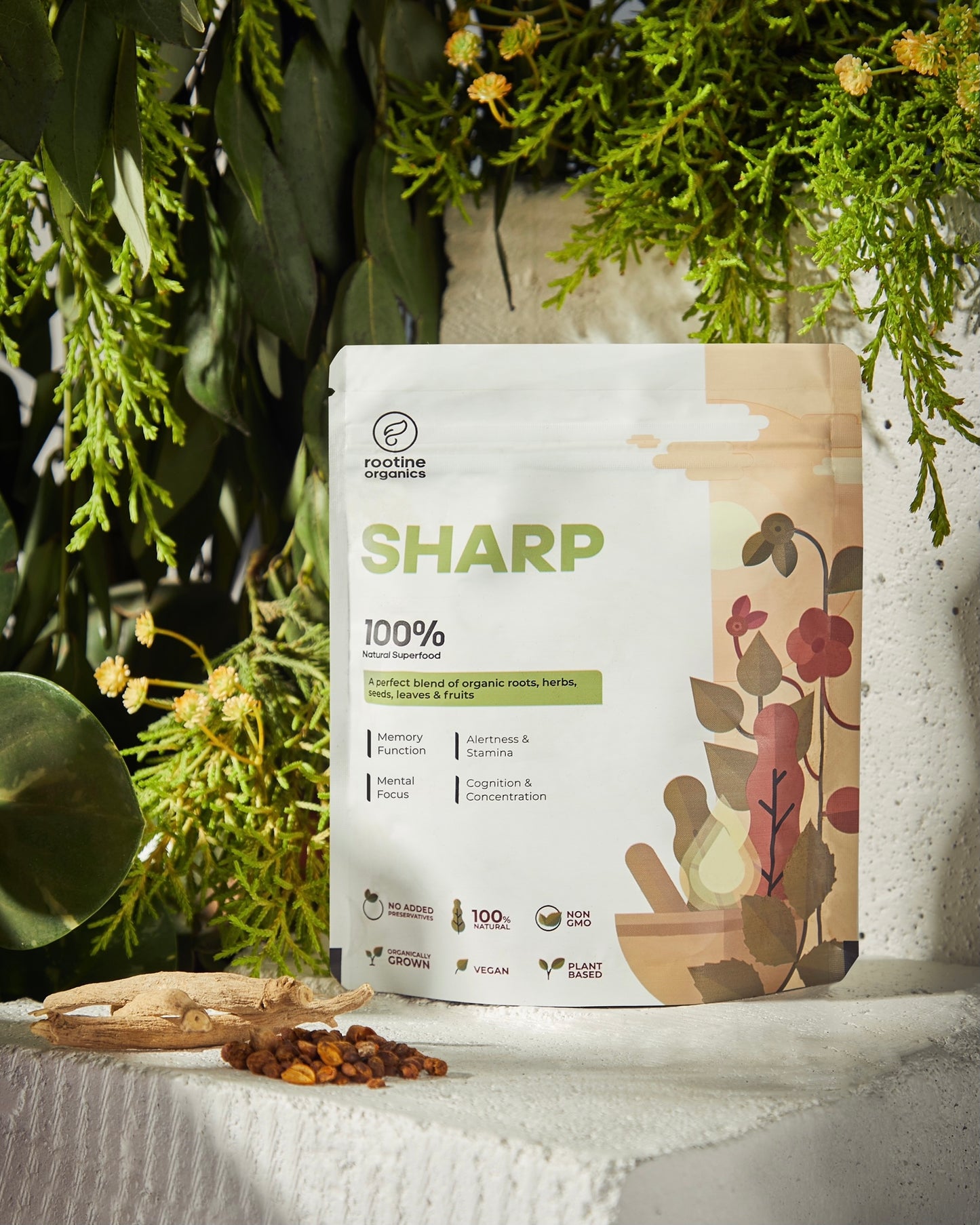 SHARP : Unlock your Cognitive Potential with Herbs for Memory and Focus