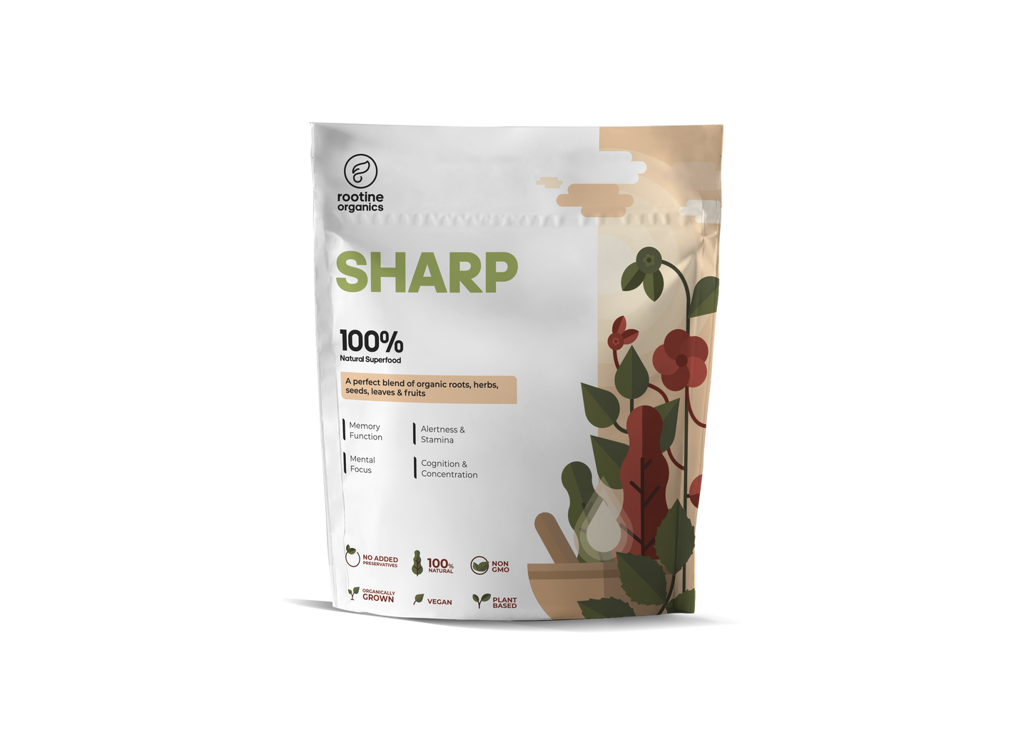 SHARP : Unlock your Cognitive Potential with Herbs for Memory and Focus