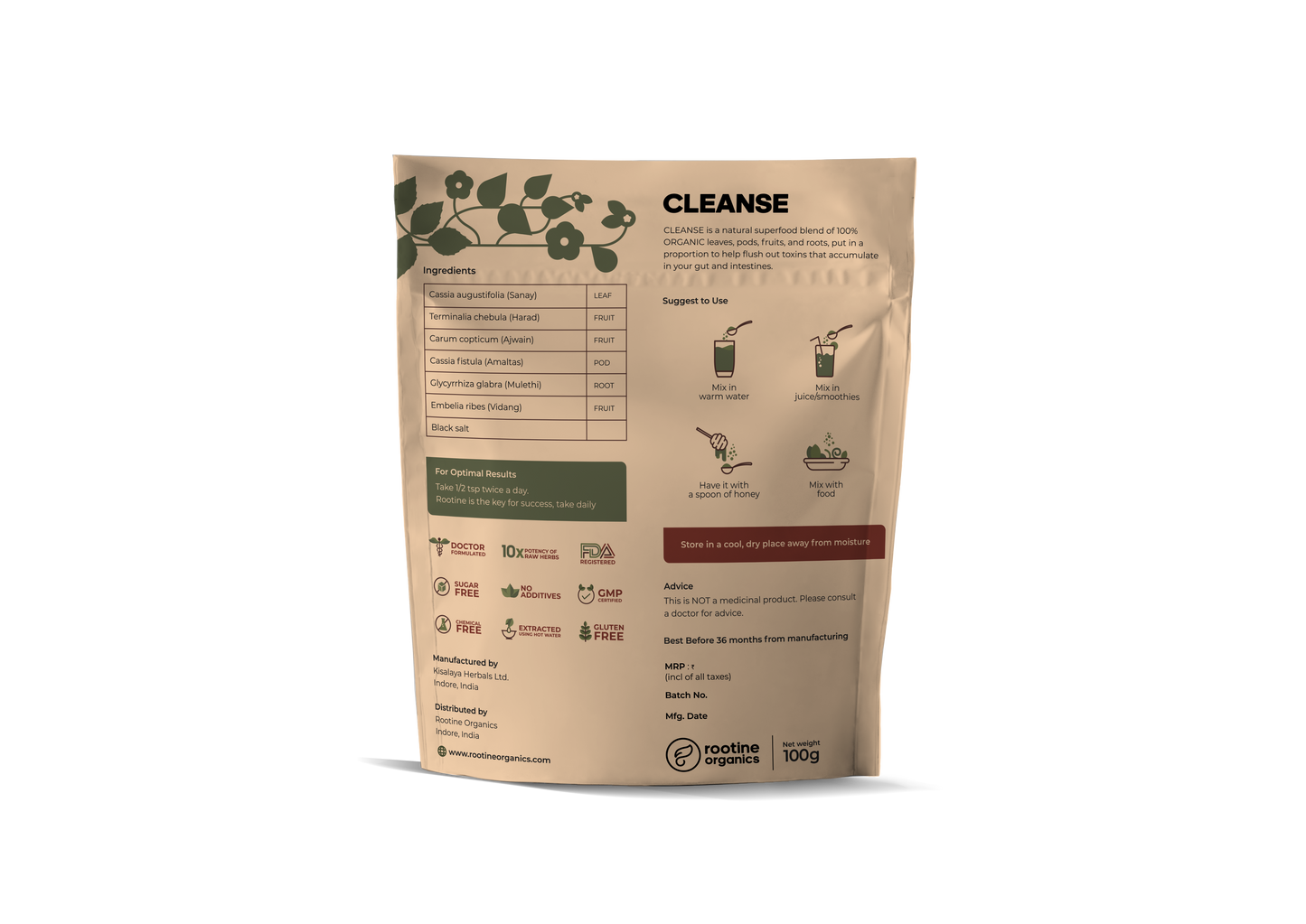 CLEANSE – 100% Gluten Free