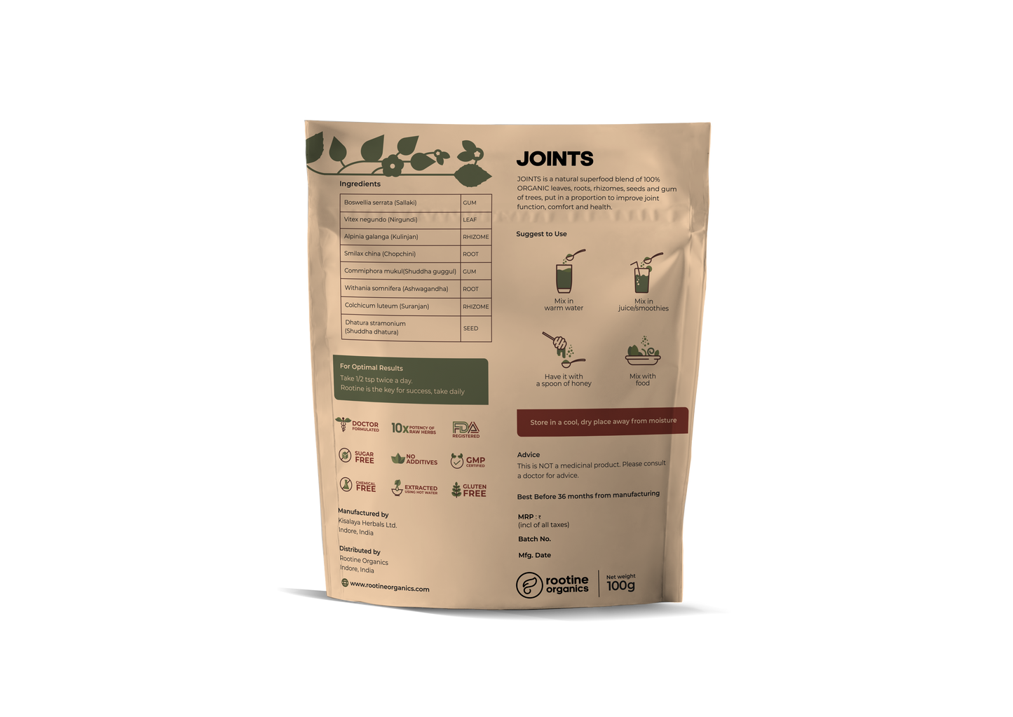JOINTS – Rootine Organics
