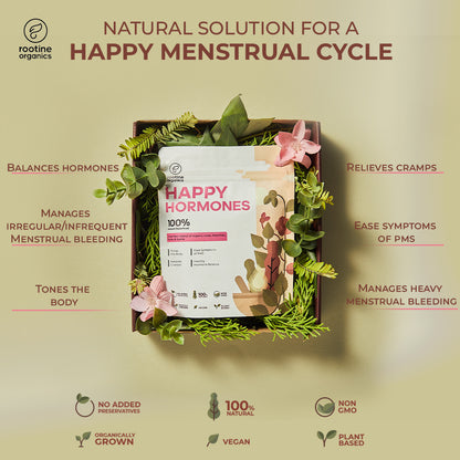 HAPPY HORMONES : Relieve Menstrual Cramps and Regulate Your Cycle