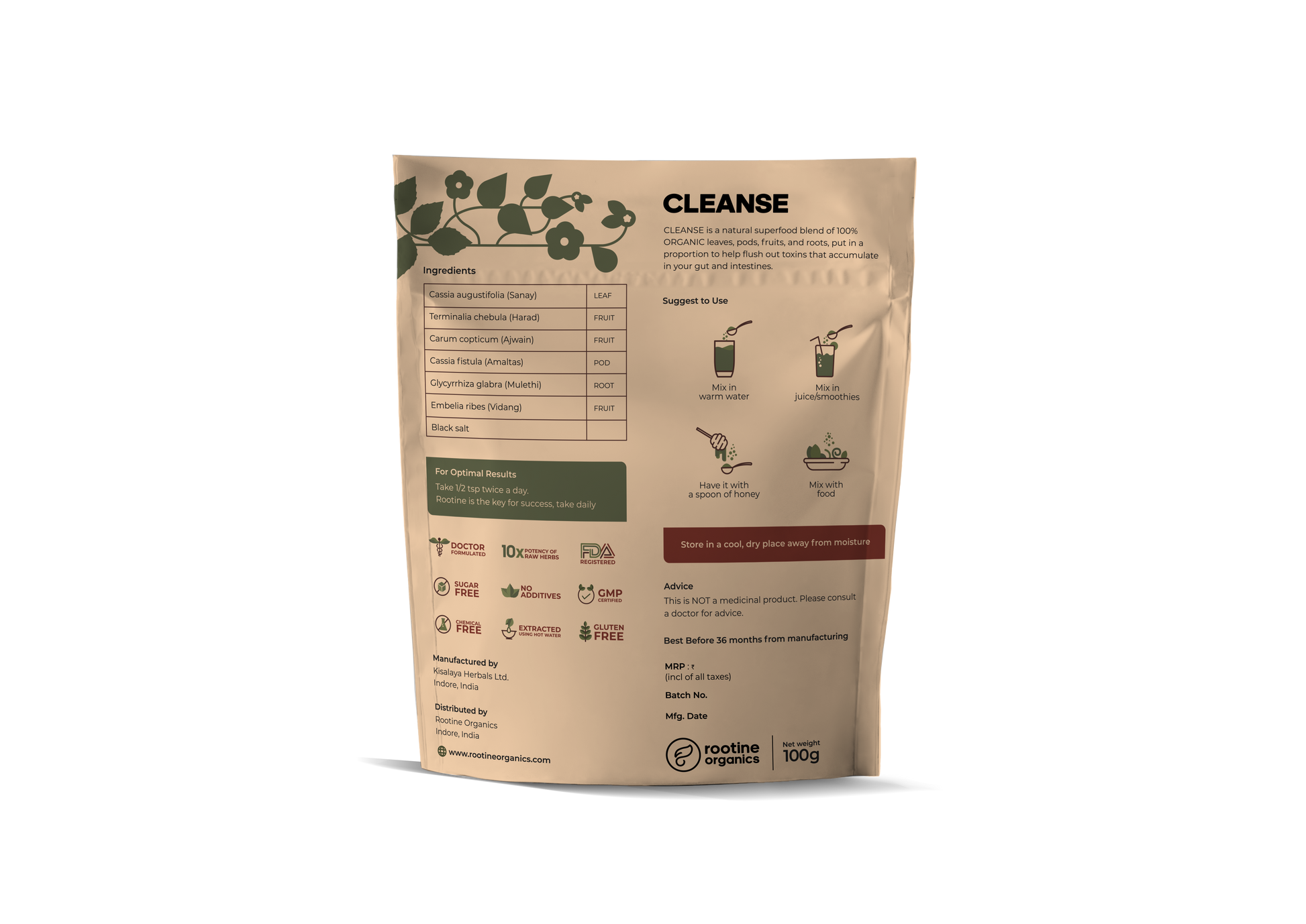 CLEANSE – 100% Gluten Free